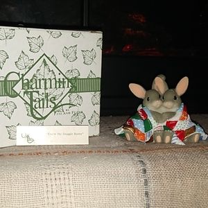 NIB Fitz and Floyd "You're My Snuggle Bunny"